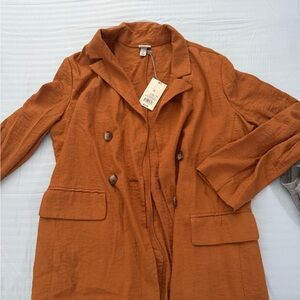 Target Women's Burnt Orange Trench Coat